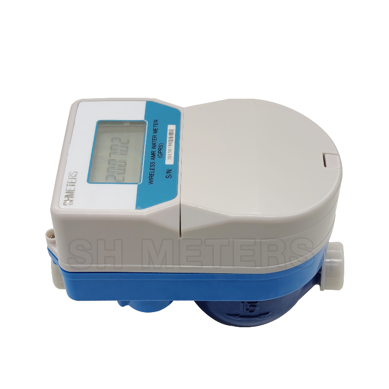 Compteur d'eau GPRS intelligent sans fil 2g Signal AMI avec contrôle de vanne