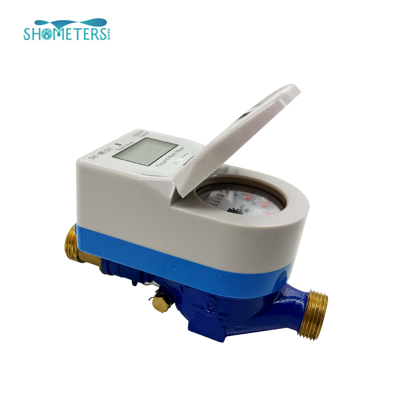 DN25mm Digital Household Prepaid Water Meter 