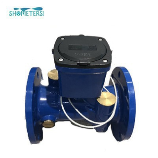 ultrasonic water meter cast iron flanged 