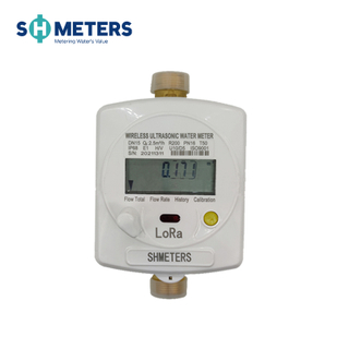 Compteur d'eau à ultrasons RS485 débitmètre d'eau intelligent