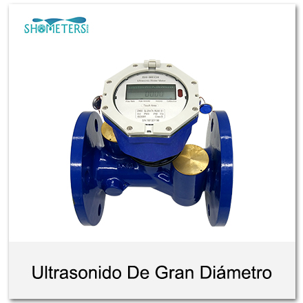 Remote reading ultrasonic water meter flange dry dial industrial water meter