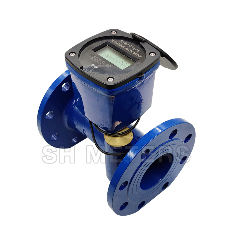 Compteur d'eau à ultrasons 50mm-300mm sortie d'impulsion compteur d'eau RS485 haute précision